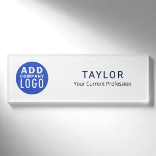 Badge D'identification Ajouter un logo d'entreprise Personnel de l'entrep