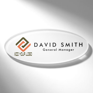 Badge D'identification Ajouter Votre Logo Personnel Employé Magnétique