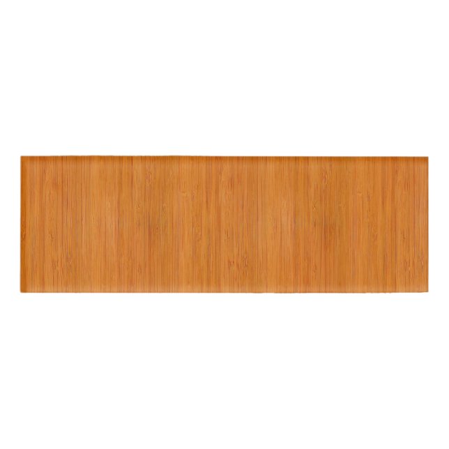 Badge D'identification Amber Bamboo Grain (Devant)