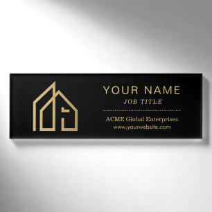 Badge D'identification Articles promotionnels Immobilier moderne