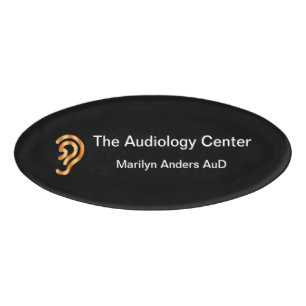 Badge D'identification Audiologiste chic de centre d'audition