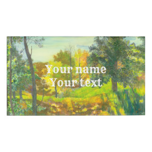 Badge D'identification Automne solaire