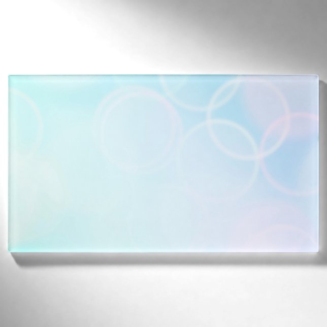 Badge D'identification Baby Bokeh - Blue (Devant)