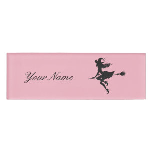 Badge D'identification Balai Halloween Thunder_Cove d'équitation de