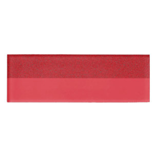 Badge D'identification Balise de nom à double texture rouge tomate person