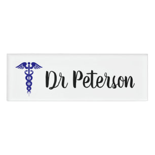 Badge D'identification Balise de nom du médecin personnalisé