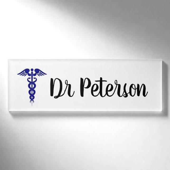 Badge D'identification Balise de nom du médecin personnalisé (Devant)