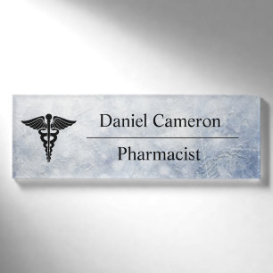 Badge D'identification Balise de nom du pharmacien personnalisé