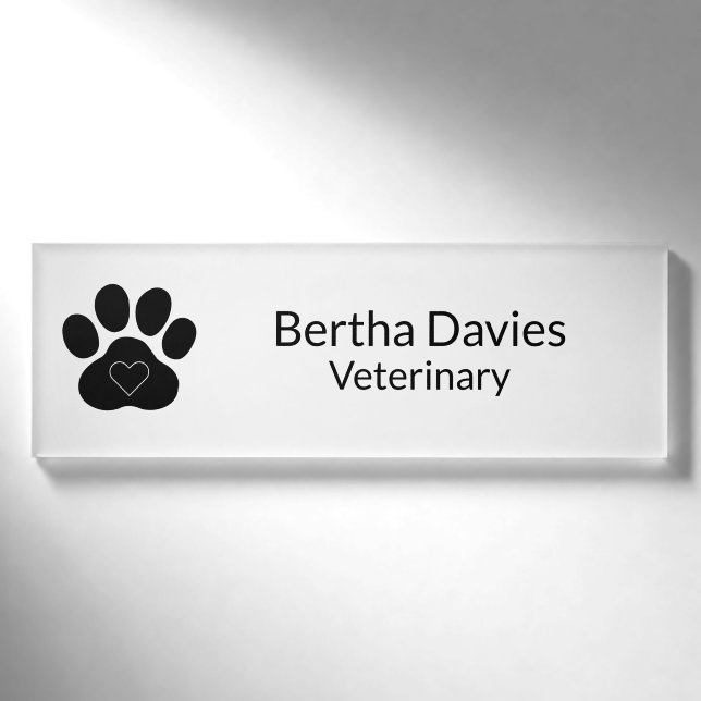 Badge D'identification Balise de nom personnalisée Badge, Balise de nom,  (Devant)