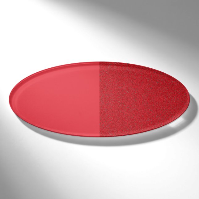 Badge D'identification Balise Demi-Texture Tomate rouge ovale - Personnal (Devant)