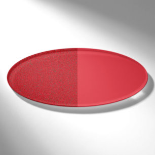 Badge D'identification Balise Demi-Texture Tomate rouge ovale - Personnal