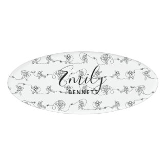 Badge D'identification Balise Nom de l'astronaute