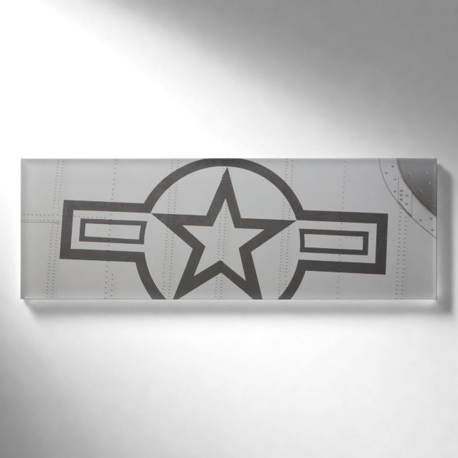 Badge D'identification Balise Nom de l'étoile militaire (Devant)