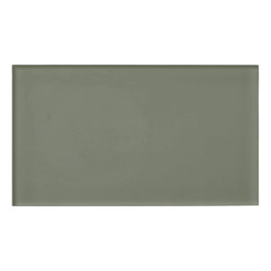 Badge D'identification Balise Nom du rectangle vert mousse solide