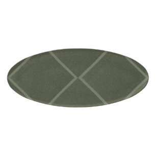 Badge D'identification Balise Nom vert de la mousse de Crisscross - Perso