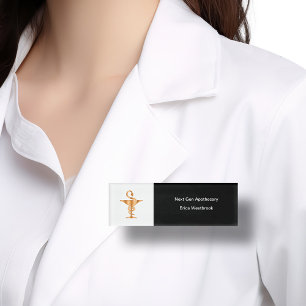 Badge D'identification Balises de nom de service d'apothèque Médicale cla