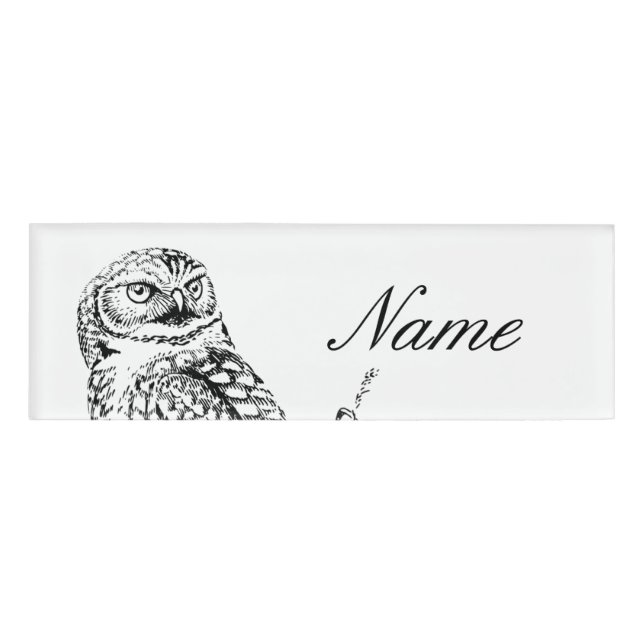 Badge D'identification Barne Owl Thunder_Cove (Devant)