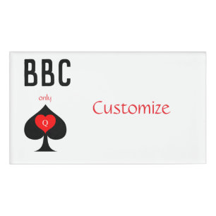 Badge D'identification BBC Seule pique lame signe Thunder_Cove