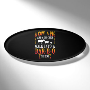 Badge D'identification BBQ Barbecue Barbecue Barbecue Plaisanterie Gril