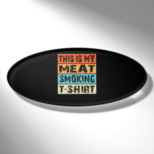 Badge D'identification BBQ BBQ Fumeur Ceci Est Mon Cadeau Fumeur De Via