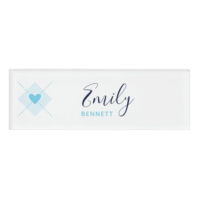 Badge D'identification Beau Jacquard (Devant)