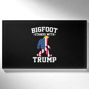 Badge D'identification Bigfoot soutient Trump Élections 2024