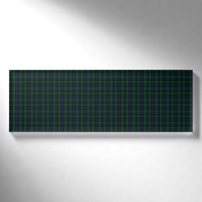 Badge D'identification Blackwatch Tartan (Devant)