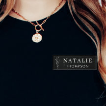 Boho Chic Black Et White Flower Employé Événement