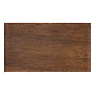 Badge D'identification Bois de laiton
