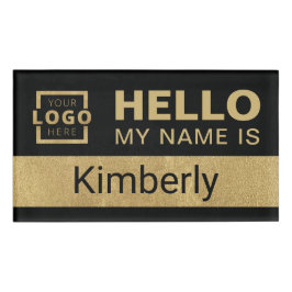 Badge D'identification Bonjour Mon Nom Est - Nom Professionnel Personnali