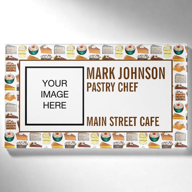 Badge D'identification Boulangerie Sud Desserts alimentaires USA Amérique (Devant)