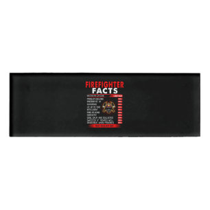 Badge D'identification Cadeau pompier   Infos sur les pompiers Cadeaux