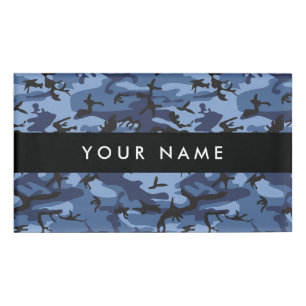 Badge D'identification Camo Navy, camouflage bleu, Militaire, Armée