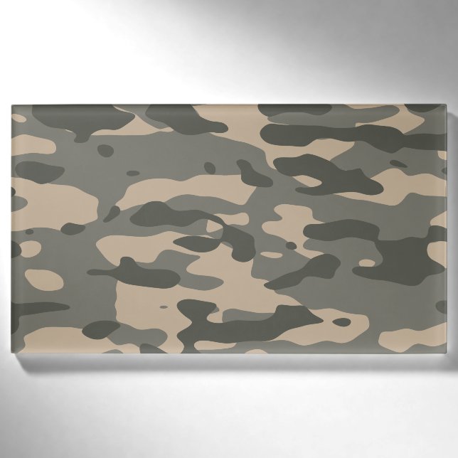 Badge D'identification Camouflage gris (Devant)
