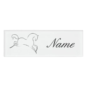 Badge D'identification Cheval Animal Thunder_Cove