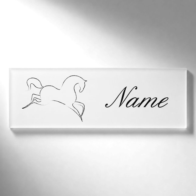 Badge D'identification Cheval Animal Thunder_Cove (Devant)