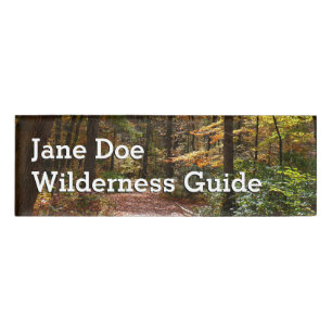 Badge D'identification Chute Sunlit dans le parc national de Laurel Hill