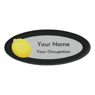 Badge D'identification Citron
