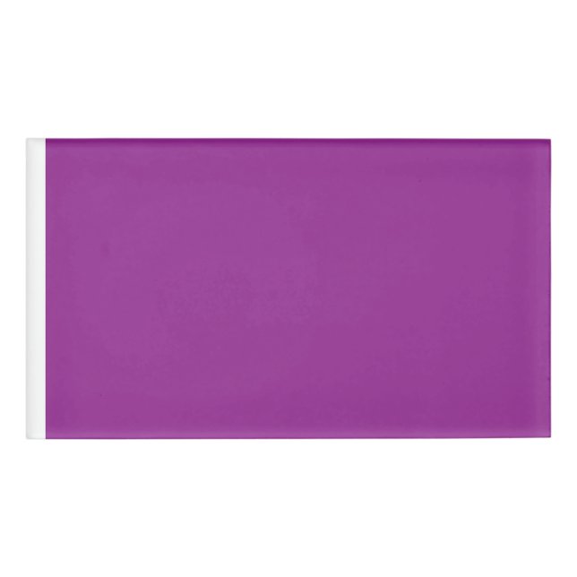 Badge D'identification Conception avec un Arrière - plan violet étonnant  (Devant)