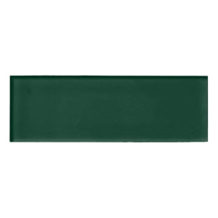 Badge D'identification Couleur solide vert foncé