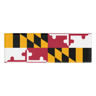 Badge D'identification Couleurs du drapeau de l'État du Maryland