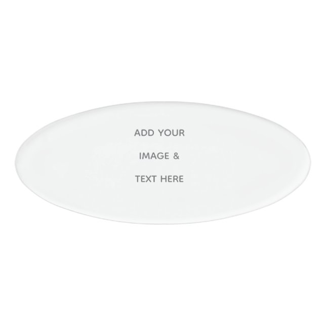 Badge D'identification Create Your Own white  (Devant)