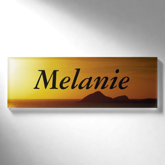 Badge D'identification Créez votre propre étiquette nommée (Devant)