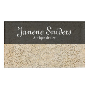 Badge D'identification crochet Lace Floral Pattern + your ideas