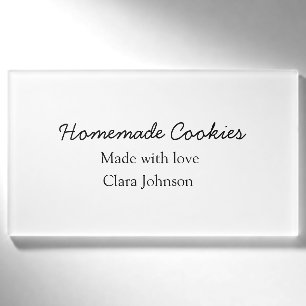 Badge D'identification Cuisinés maison ajoutez votre texte nom personnali