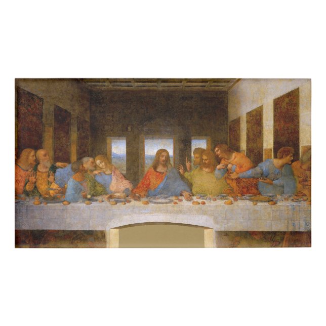 Badge D'identification Da Vinci Dernier Supper Fine Art Classic (Devant)