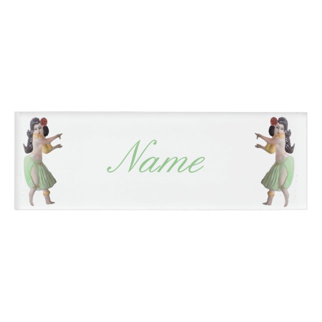 Badge D'identification Danseurs Hawaiian Hula Thunder_Cove (Devant)