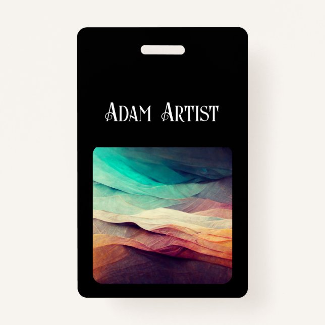 BADGE D'IDENTIFICATION DE L'ARTISTE (Devant)