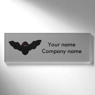 Badge D'identification Déplaisant Halloween Vampire chauve-souris personn
