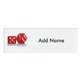 Badge D'identification Dice Las Vegas